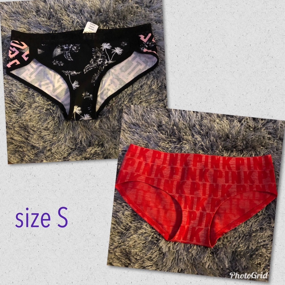 vs pink size small pnties